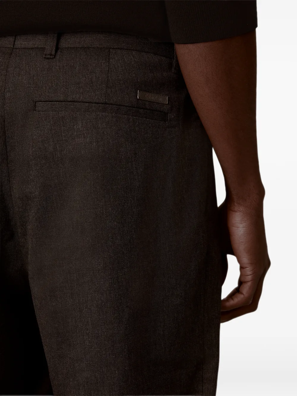Calvin Klein Geplooide pantalon Grijs