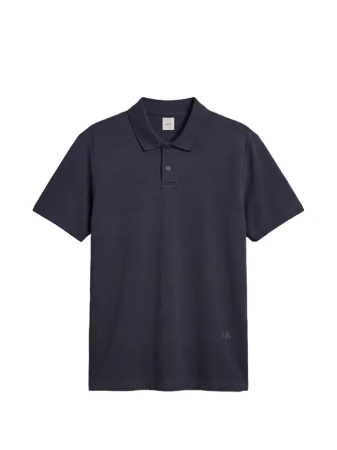 Calvin Klein logo-embroidered short-sleeve polo shirt