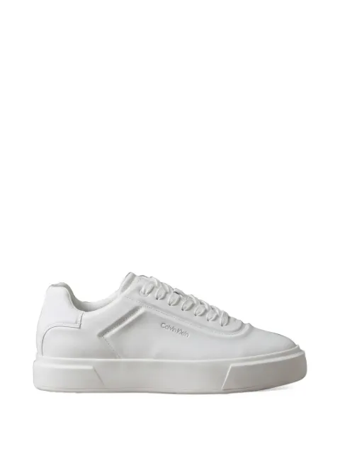 Calvin Klein Signature logo-print lace-up sneakers