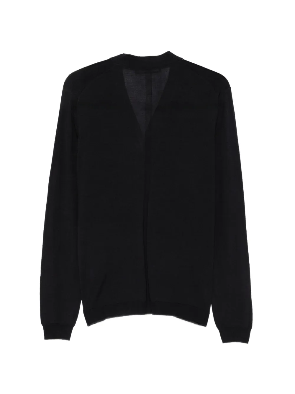 Low Brand V-neck button-fastening cardigan Blauw