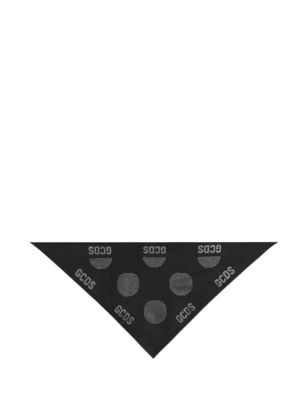Gcds Crystal-embellished Bandana In Black