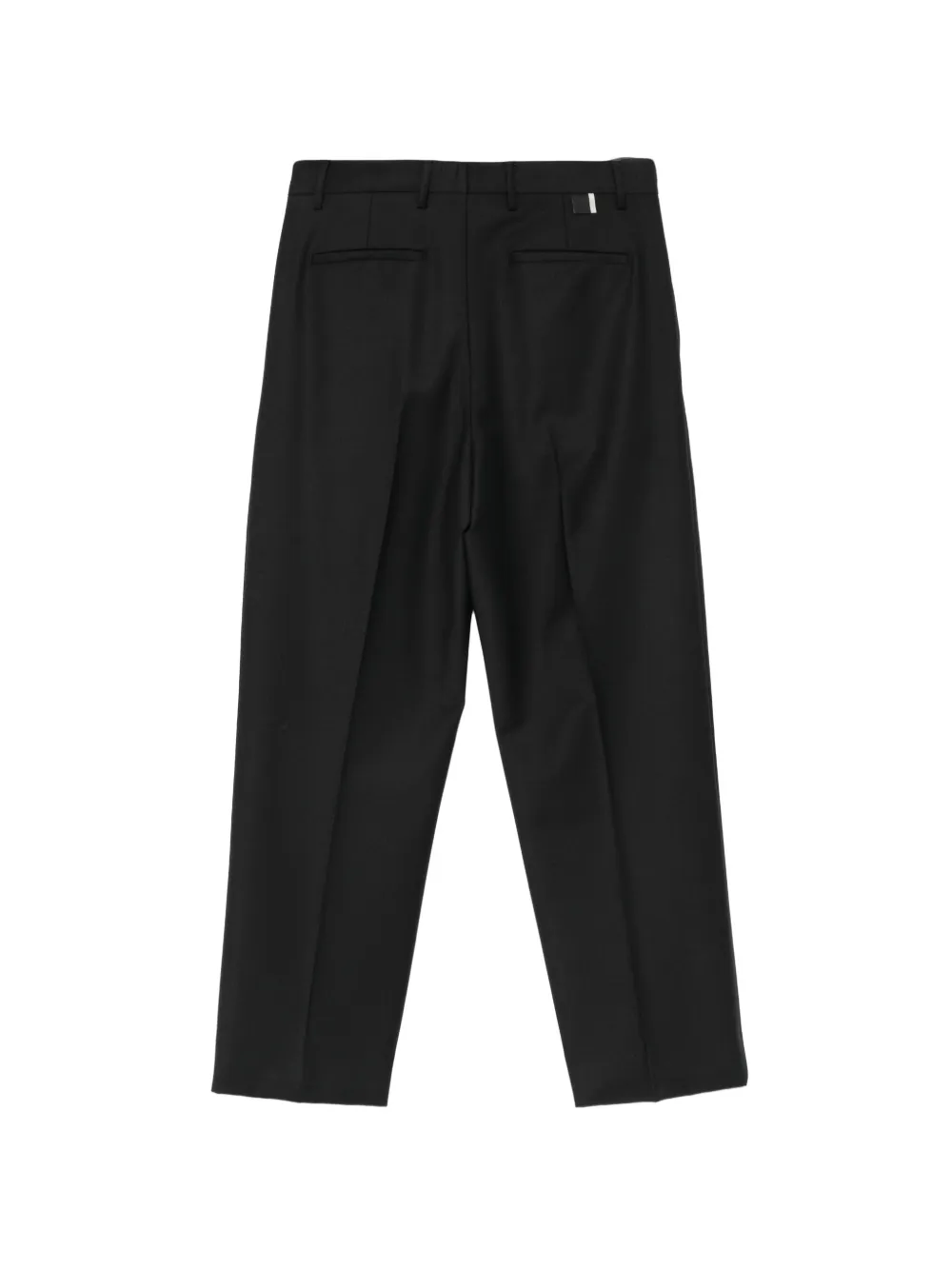 Low Brand Geplooide pantalon Zwart
