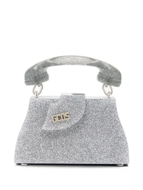 GCDS baby Call Me Comma glitter tote bag
