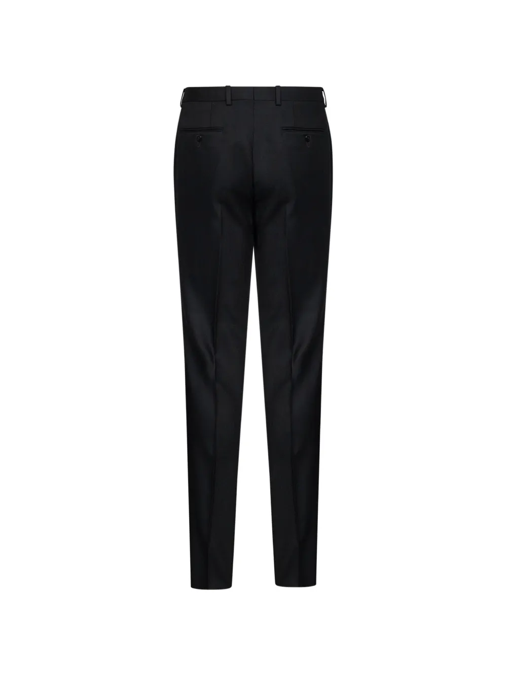 Zegna Wollen pantalon met toelopende pijpen Zwart