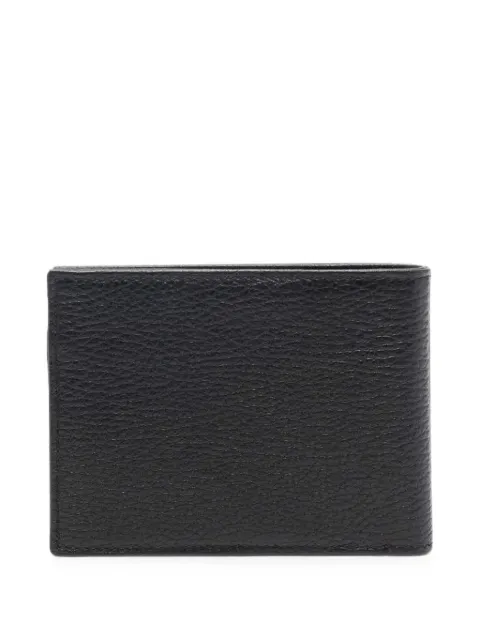 Emporio Armani cartera de piel con logo en relieve