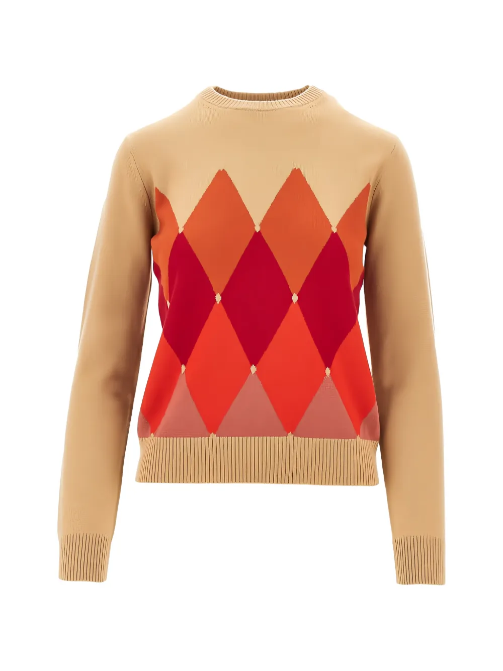 Ballantyne argyle-pattern cashmere sweater - Neutrals