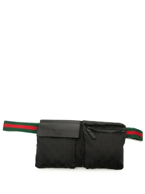 Gucci Pre-Owned riñonera Web Double Pocket con estampado GG clásico 2000-2015