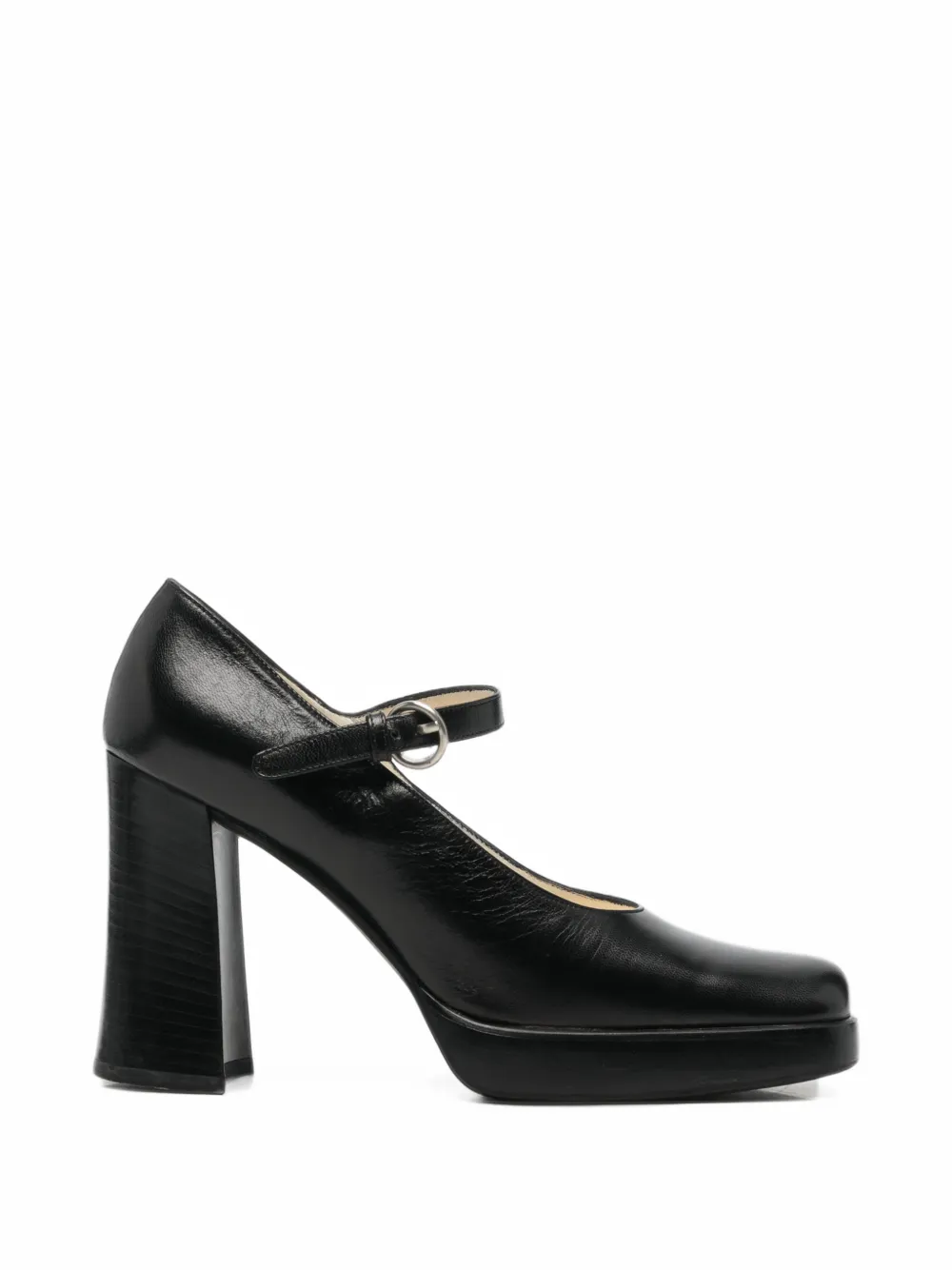 Miu Miu Pre-Owned 2000s Mary Janes mit Plateau - Schwarz