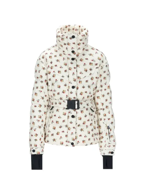 Moncler Grenoble Karshi floral-print belted ski jacket