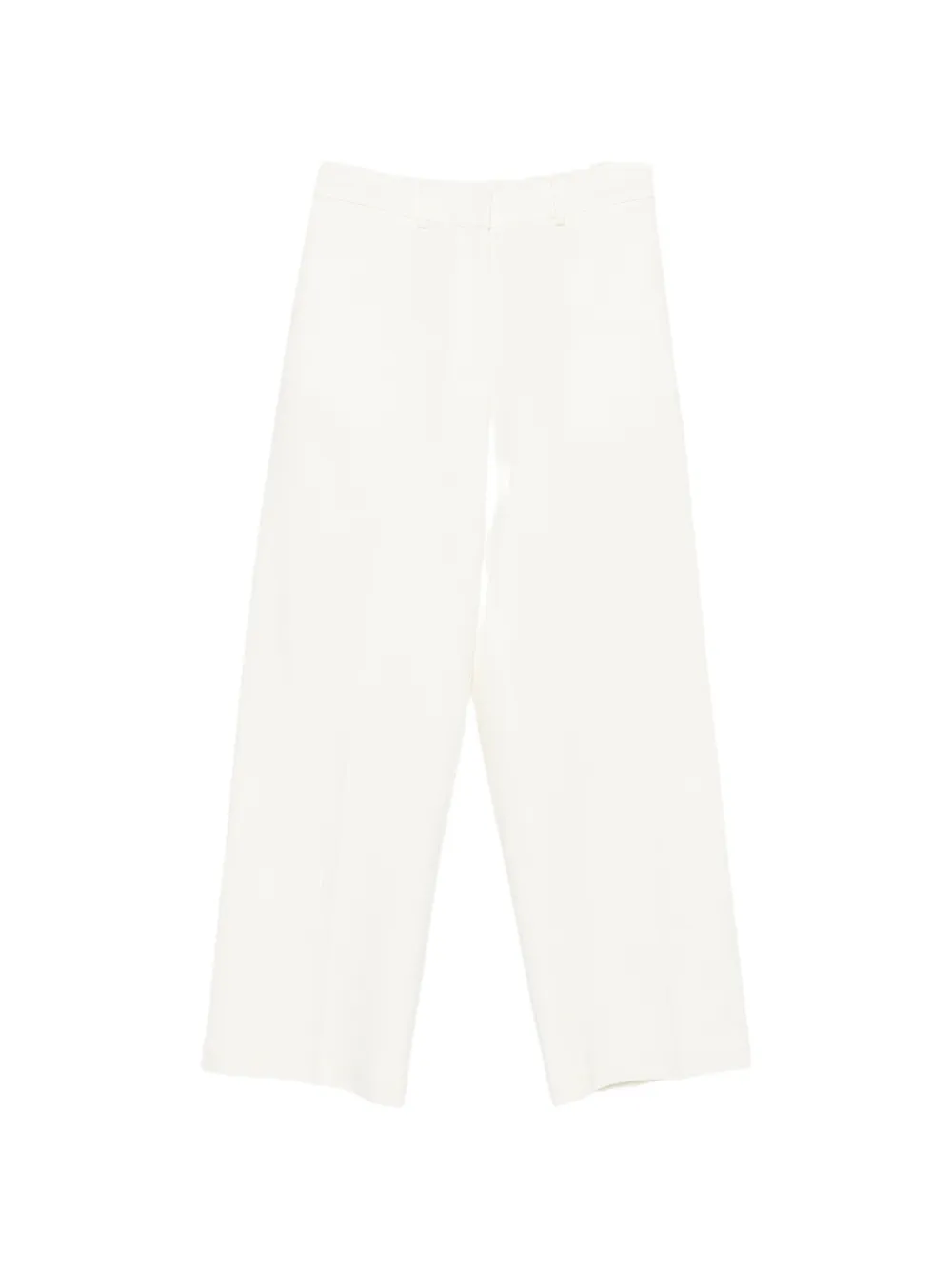 Cordera pressed-crease wide-leg trousers Wit