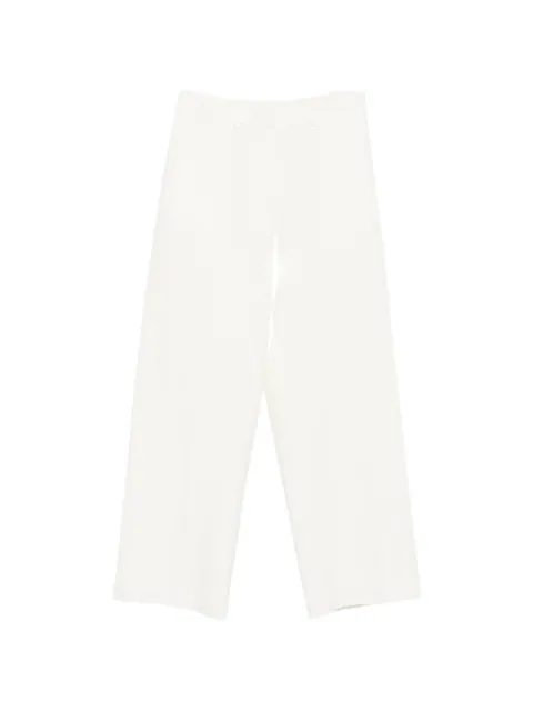 Cordera pressed-crease wide-leg trousers