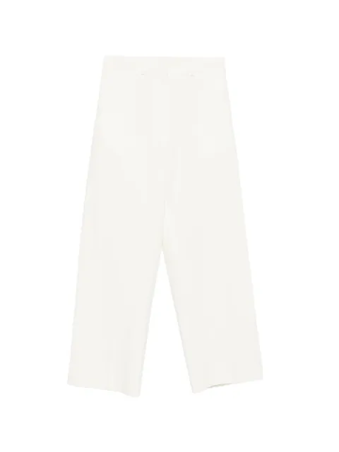 Cordera pressed-crease wide-leg trousers