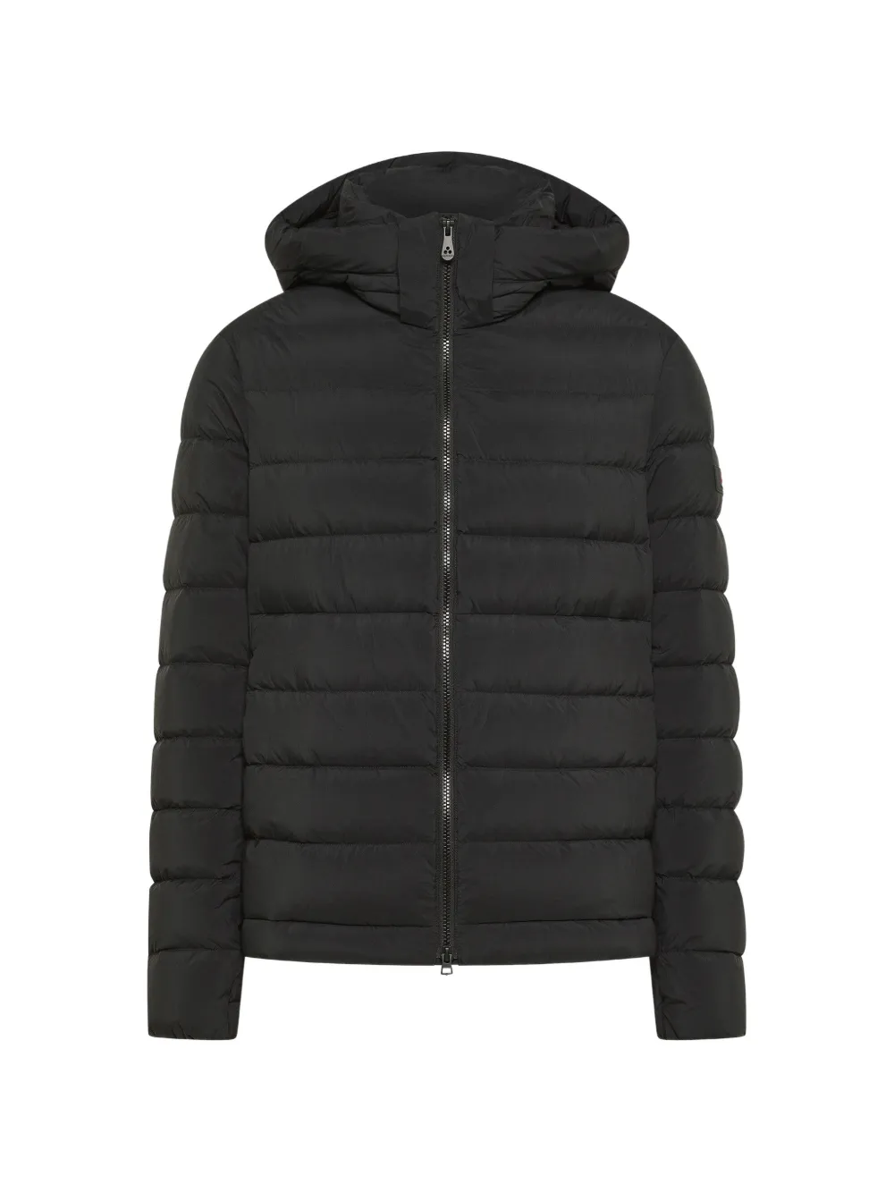 Peuterey quilted hooded coat - Nero