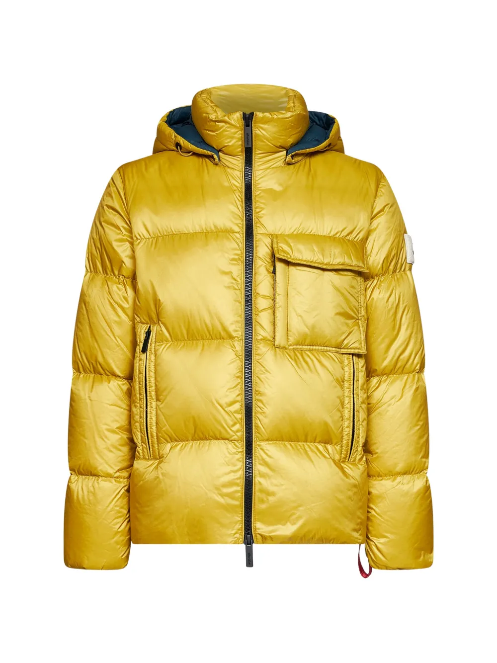After Label Katalla Hooded Padded Jacket In Yellow