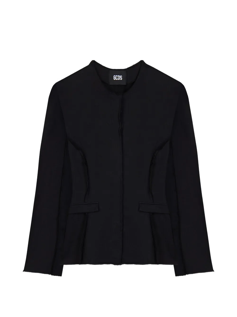 GCDS veste en jersey à épaules arrondies - Noir GCDS veste en jersey à épaules arrondies - Noir