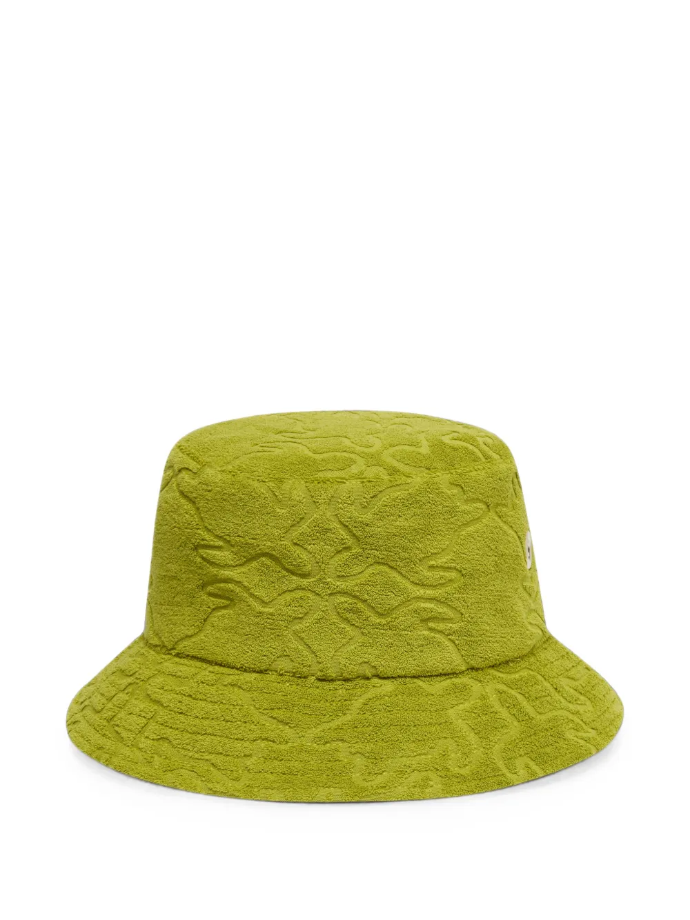 Vilebrequin Turtle jacquard terry bucket hat Groen