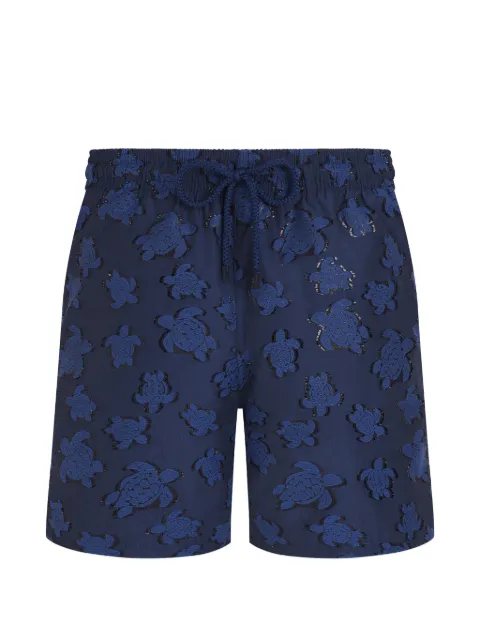 Vilebrequin Ronde des tortues jacquard swim shorts