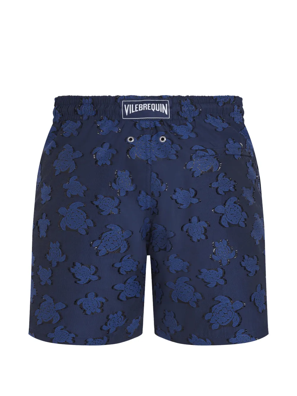 Vilebrequin Ronde des tortues zwembroek met jacquard Blauw