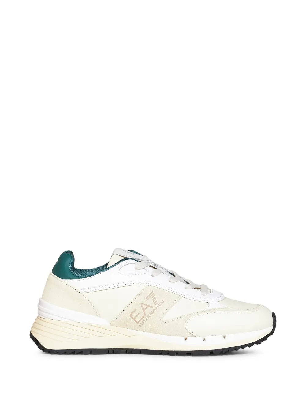 Ea7 Emporio Armani Sneakers con inserti e logo - Toni neutri