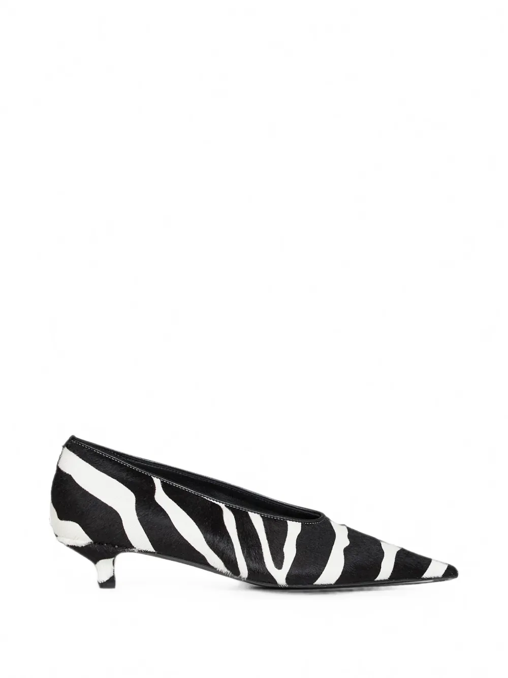 TOTEME zebra-print pony-hair heeled pumps