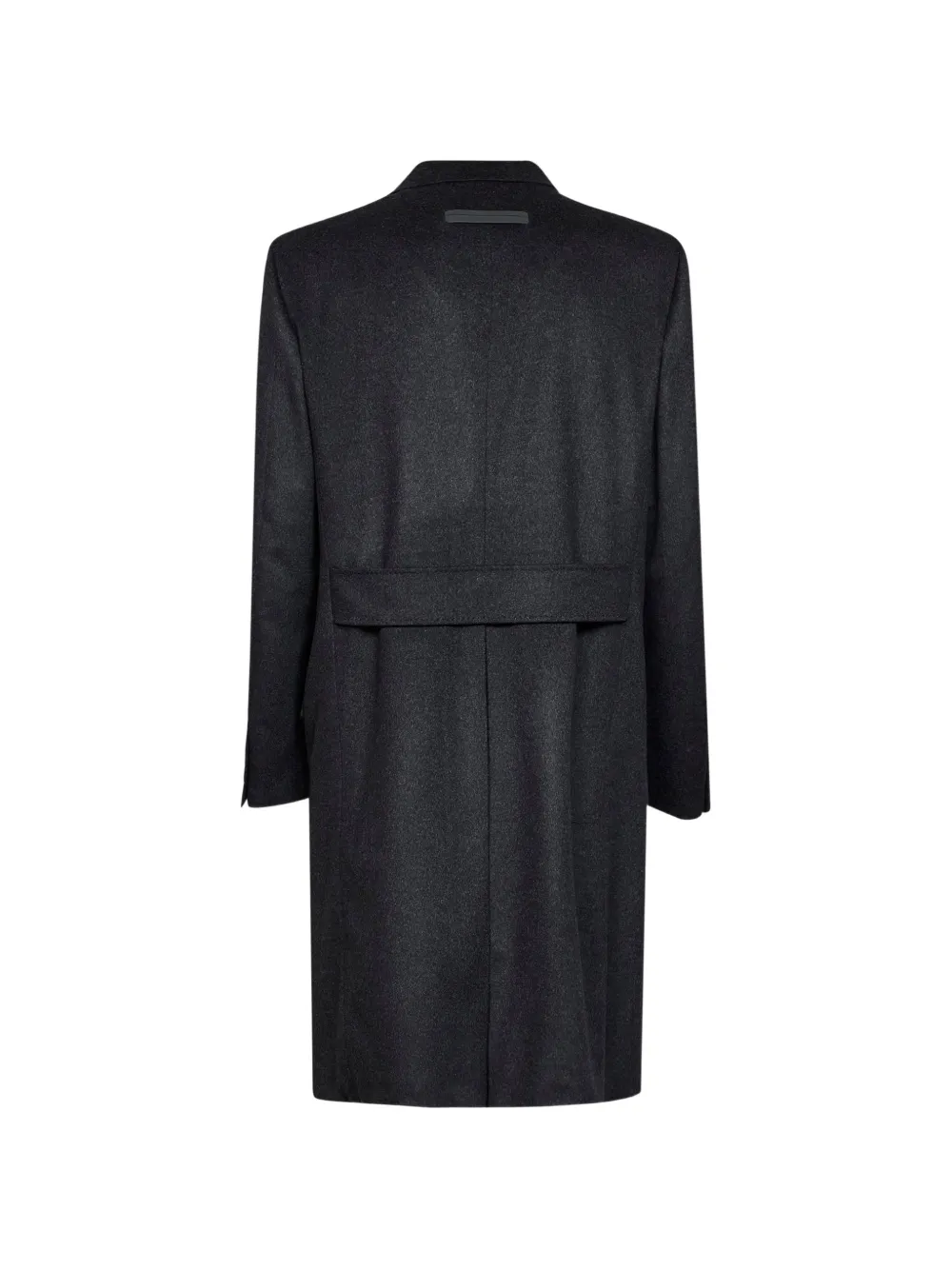 Zegna Mantel met dubbele rij knopen Zwart