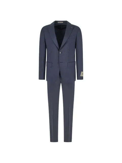 Corneliani peak-lapel single-breasted suit