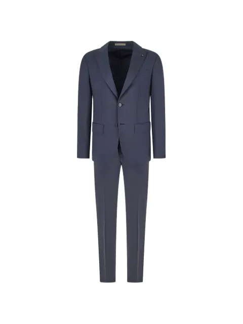Corneliani peak-lapel single-breasted suit