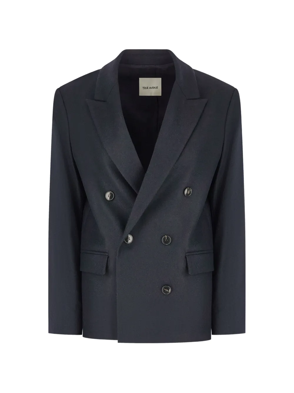 TRUE AVENUE double-breasted peaked-lapels blazer - Blu