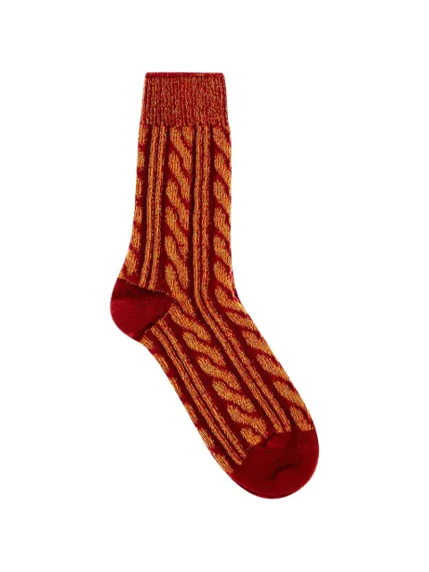 Gallo cable-knit socks