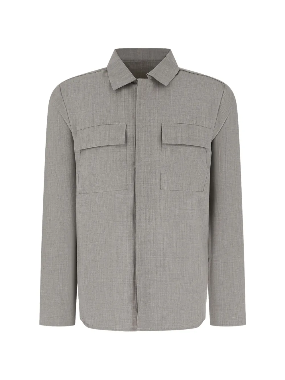 Nine In The Morning chest-pockets shirt - Grey