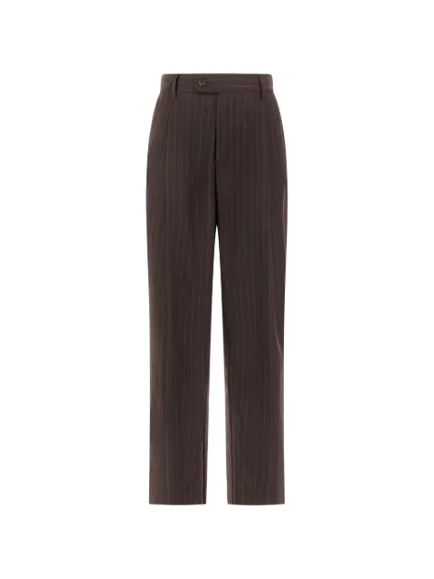 MARSEM pinstripe-pattern pleated tailored trousers
