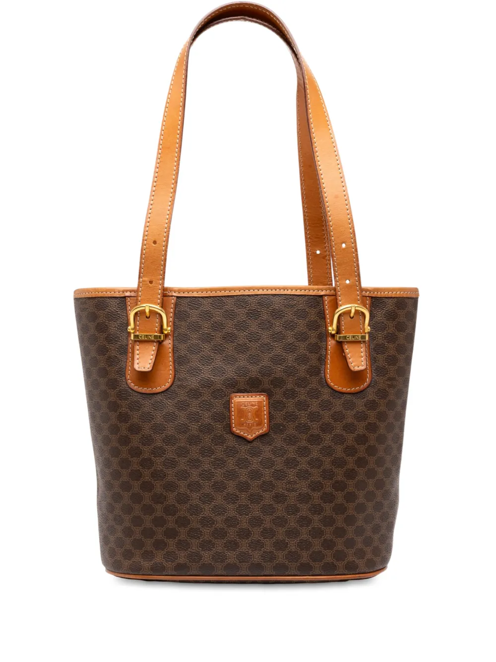 Celine Pre-Owned 1994 Macadam Coated Canvas tote bag - Marrone
