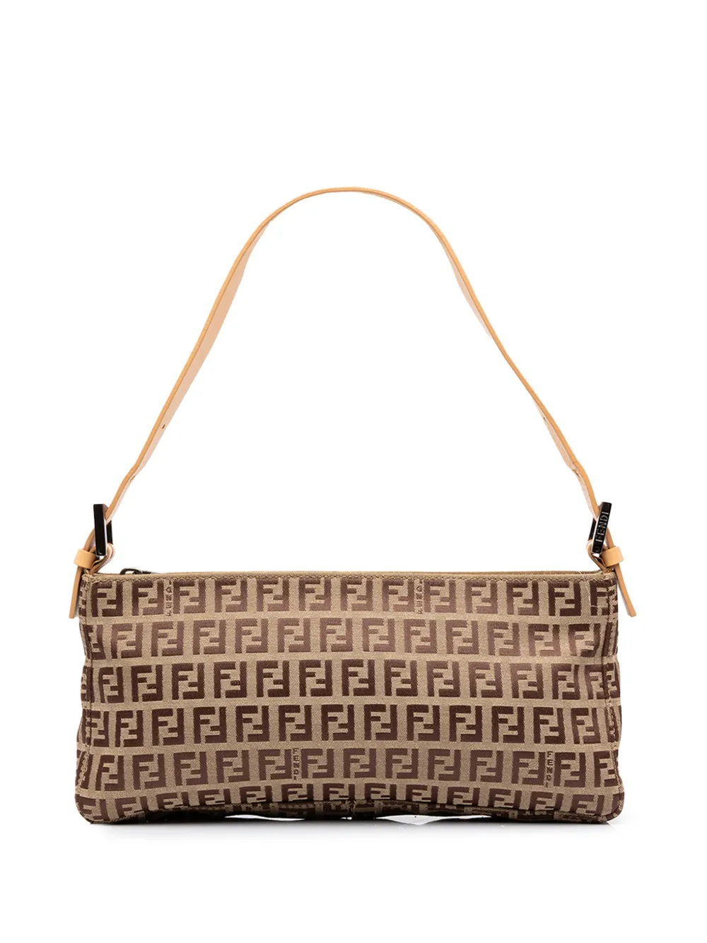 Fendi Pre-Owned sac porté épaule Pochette en toile à motif Zucchino (2000-2010) - Marron Fendi Pre-Owned sac porté épaule Pochette en toile à motif Zucchino (2000-2010) - Marron