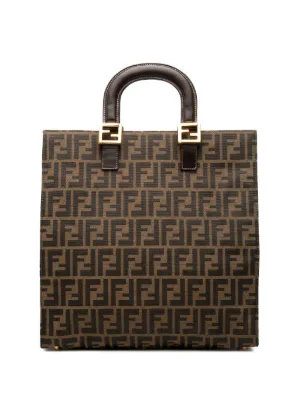 Fendi Pre-Owned 20th Century ラージ ズッカ キャンバス ツインズ