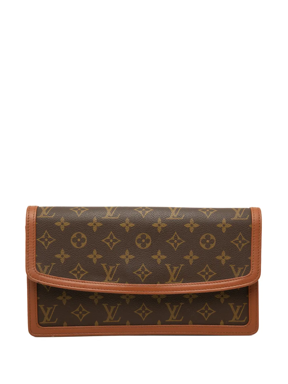 Louis Vuitton Pre-Owned 1990 Monogram Pochette Dame GM clutch bag - Braun
