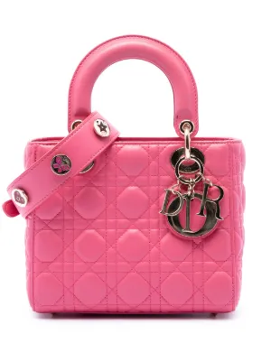 Christian Dior レディディオール ハンドバッグ Christian Dior Pre-Owned 2010-2026 ミディアム ラムスキン