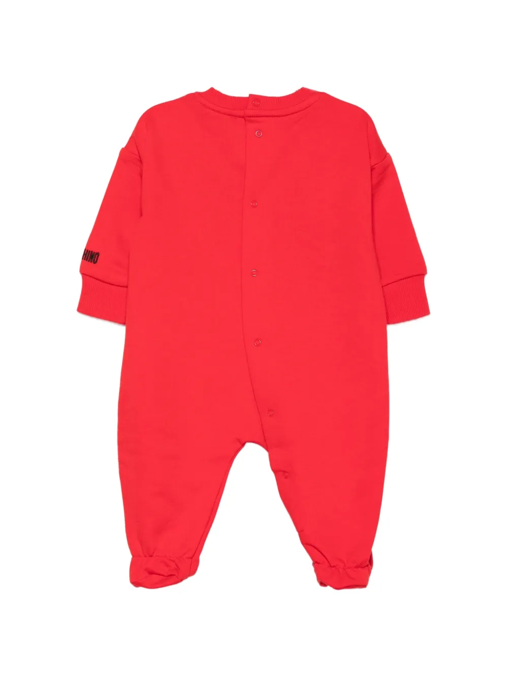 Moschino Kids Teddy Bear romper met patch Rood