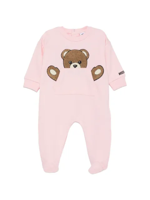 Moschino Kids Teddy Bear patch onesie