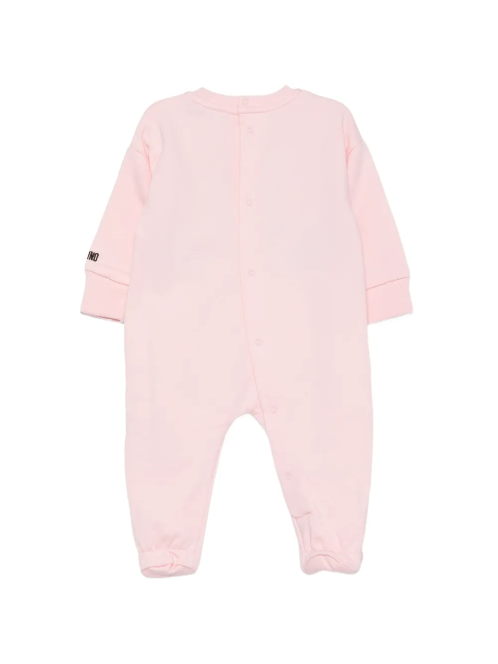 Moschino Kids Teddy Bear onesie met patch Roze