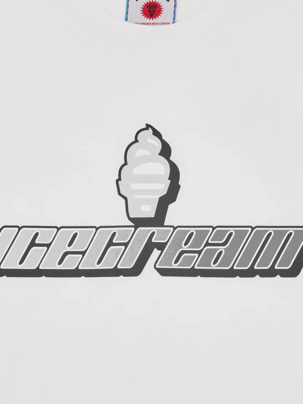 ICECREAM Katoenen T-shirt met logoprint Wit