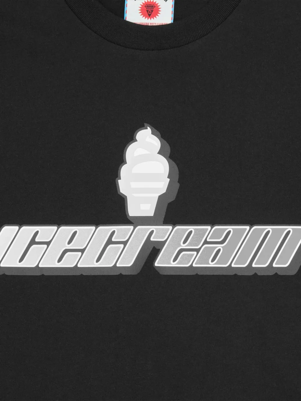 ICECREAM Katoenen T-shirt met logoprint Zwart