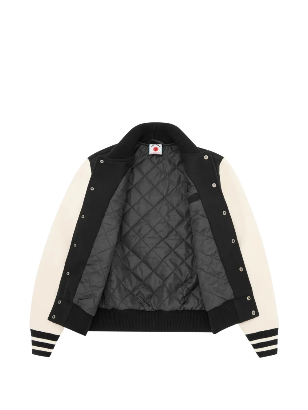 ICECREAM Bomberjack met logopatch Zwart