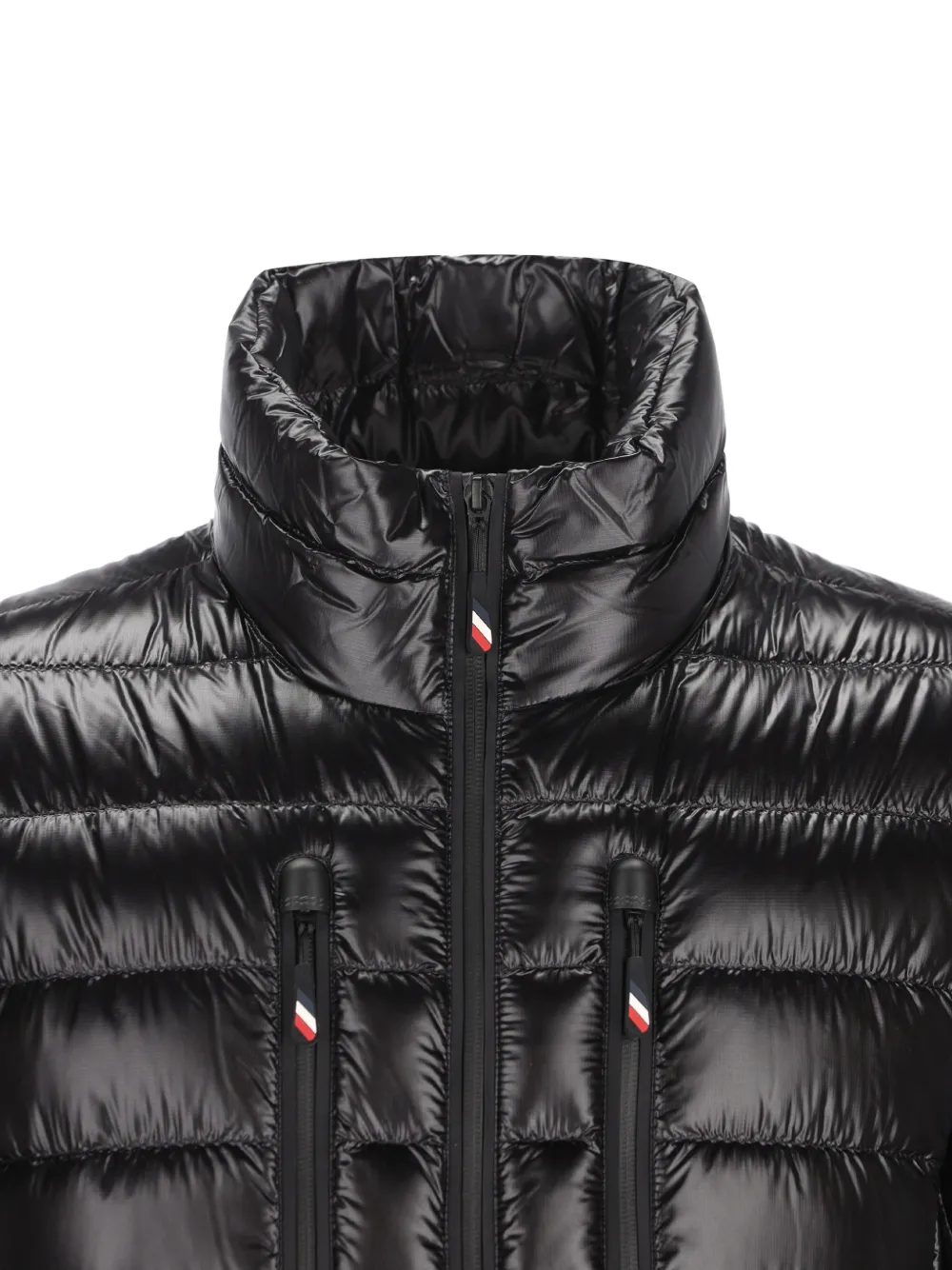 Moncler Grenoble Hers opvouwbaar gewatteerd jack Zwart