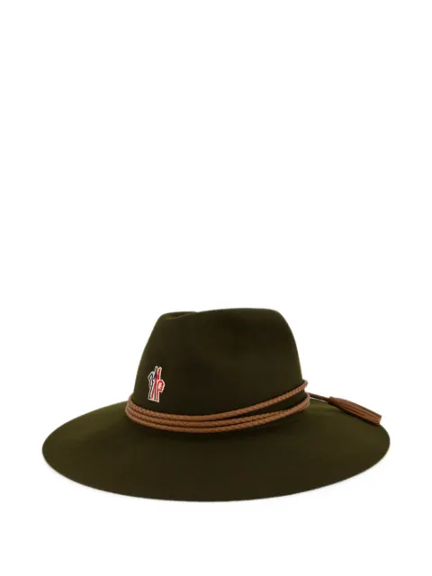 Moncler Grenoble logo-appliqué wide-brim hat