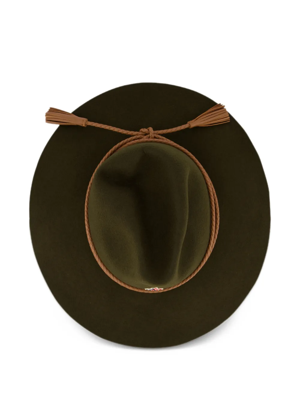 Moncler Grenoble logo-appliqué wide-brim hat Groen