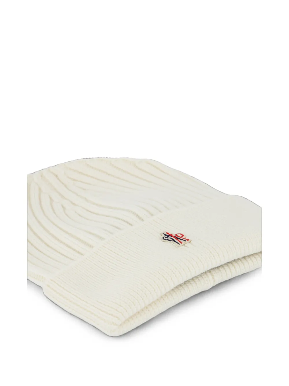 Moncler Grenoble Ribgebreide muts Wit