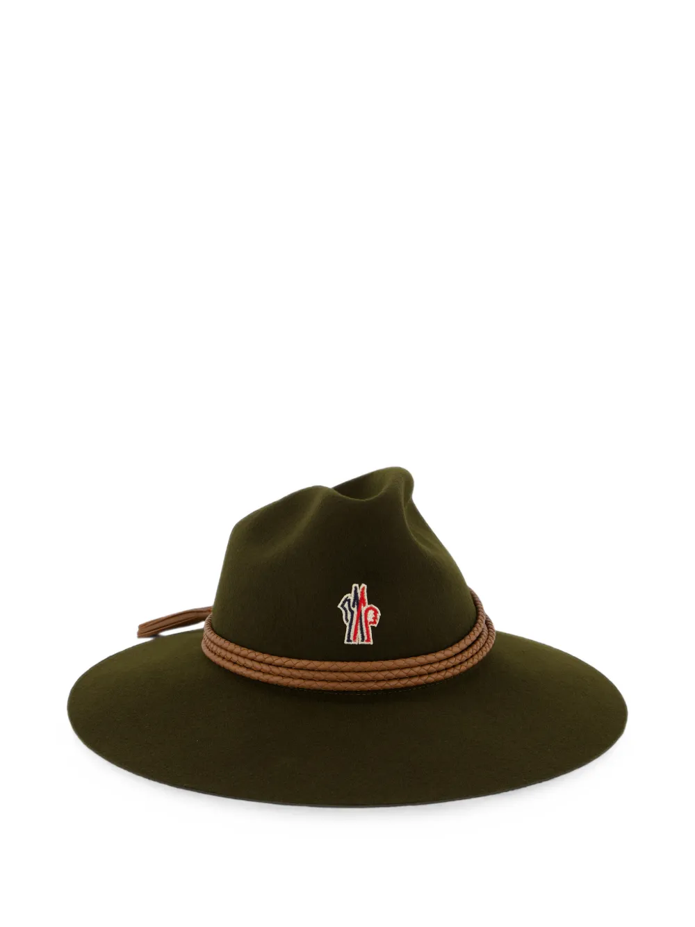 Moncler Grenoble logo-patch wide-brim hat