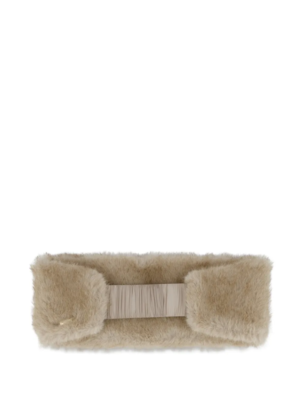 Herno faux-fur headband - Nude