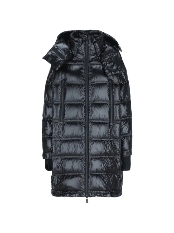 Moncler Grenoble Rochelairs Padded Coat in Black