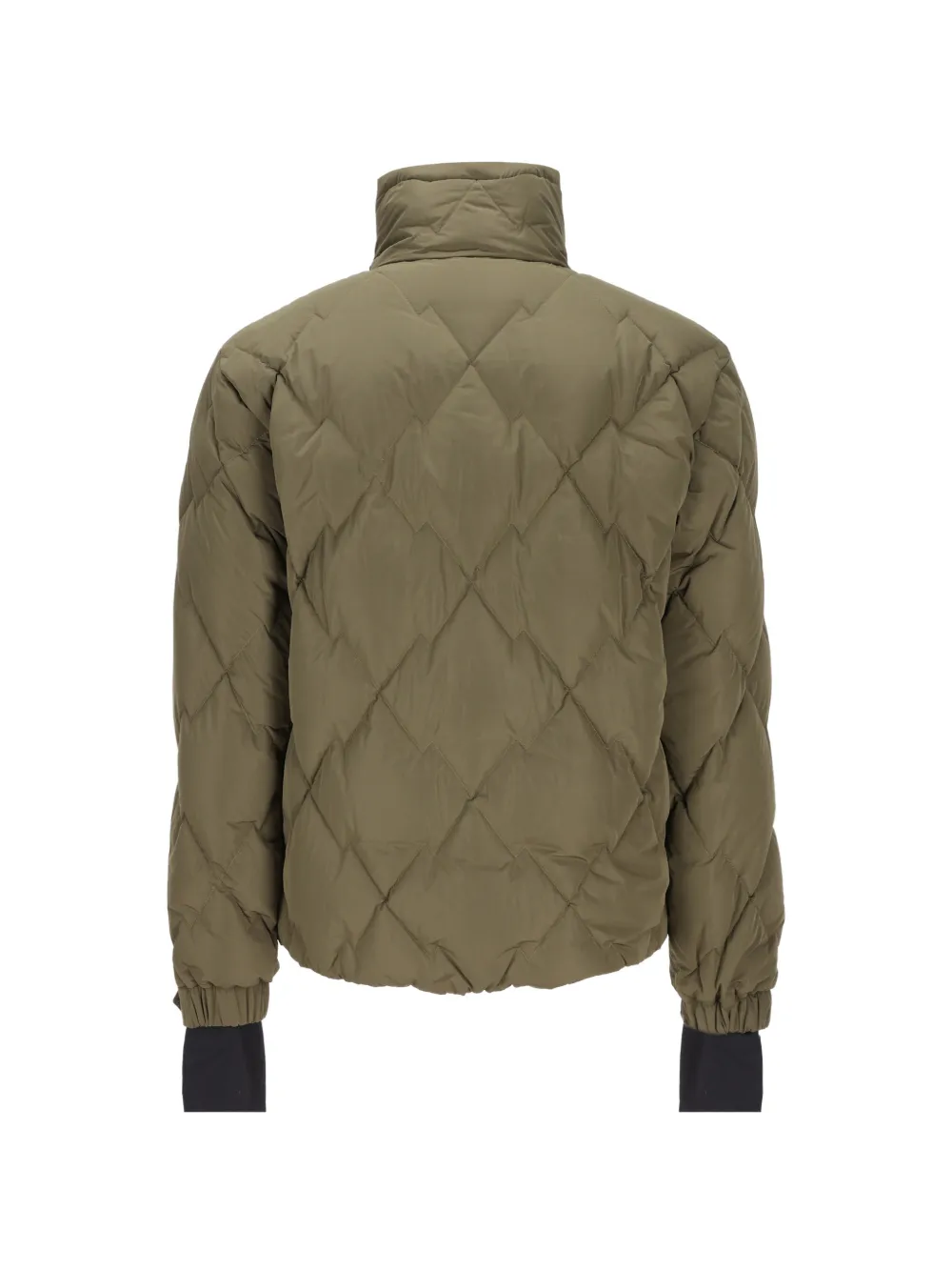 Moncler Grenoble Bramans gewatteerd jack met diamantpatroon Groen